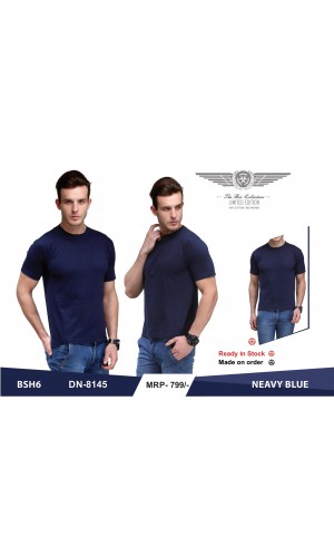 Dn8145 navyblue roundneck